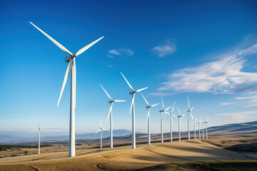 wind turbines farm