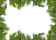 Christmas 2024 Frame, A Snow-kissed Wonderland Where Joyous Hearts Unite, Sparkling Lights Dance, And Cherished Memories Come Alive. Christmas Tree Frame. Copy Space, Xmass Tree Frame. Png Image.