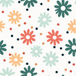 © MindWorld - FloralPolkaDots, Background, AI Generated