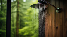 Rain Shower Fresh Summer Water Generative Ai