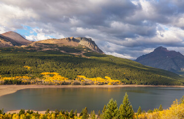 Sticker - Autumn in Glacier Park