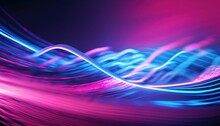 Neon Fiber Optic Lines Abstract Texture Background, Abstract Speed Lines Technology Background
