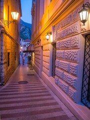 Canvas Print - kotor bay montenegro