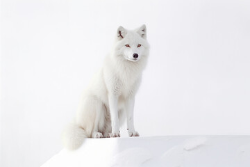 3d background in white colors. series of backgrounds for design. copy space.Generative AI