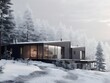 © Joseph Maniquet - Die Schönheit der Kälte: Das moderne Haus in der winterlichen Natur