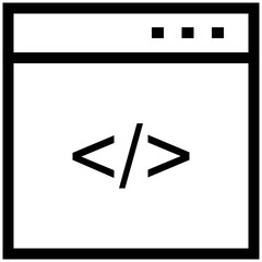 Canvas Print - Online Marketing Vector Line Icons 

