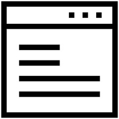 Canvas Print - Online Marketing Vector Line Icons 

