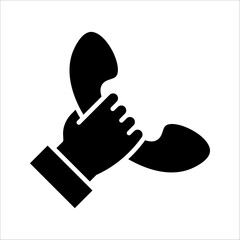 Fototapete - Phone icon in trendy flat style, Telephone symbol. vector illustration on white background