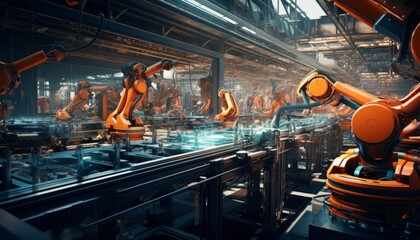 Robotic Arms in Action: Efficient Factory Automation with Precision and Speed, Generative AI