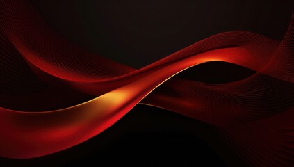 Wall Mural - abstract background waves. gold abstract background.AI Generative.