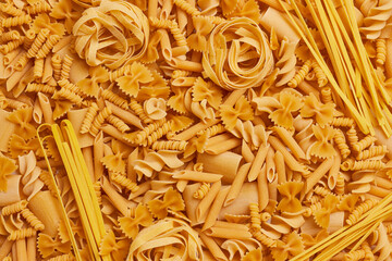 Pasta carbohydrate abstract texture background