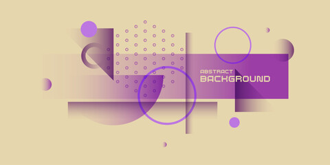 Poster - Abstract background with simple elements. An image with a composition of geometric elements and shapes.