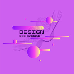 Poster - Abstract background with simple elements. An image with a composition of geometric elements and shapes.