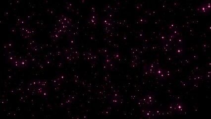 Wall Mural - Animated Twinkling Stars and Particles