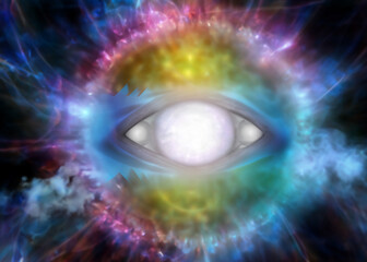 Wall Mural - nebula space picture, galaxy illustration, astronomy concept created with generative ai technology
