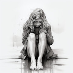 Girl Crying in the Rain Series - - the series is popular