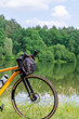© zyoma_1986 - Gravel bicycle in the city park on the spring season