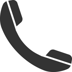 Poster - Phone icon vector illustration. Call center app. Telephone icons trendy flat style. Contact us line silhouette.