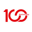 100th anniversary typographic logo work