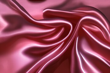 Silk Satin Fabric Background, AI Generative