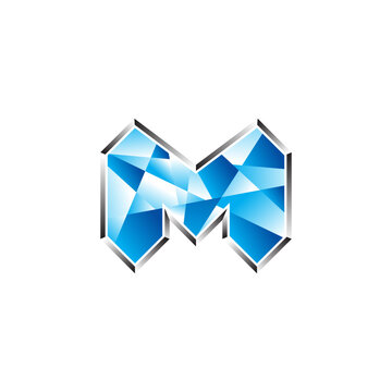 m 3d logo