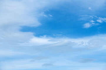 Wall Mural - blue sky with white clouds.