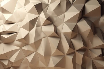 Aufkleber - Futuristic low poly. Generate Ai