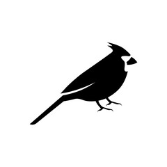 cardinal bird vector logo