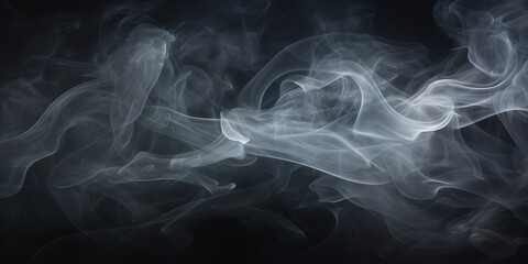 Aufkleber - Dramatic smoke or fog effect for spooky background.