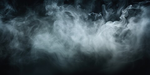 Aufkleber - Dramatic smoke or fog effect for spooky background.