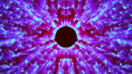 Wall Mural - big data visualization. abstract dynamic particles. abstract space background on a scientific astron