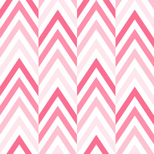 Seamless Pink Zig Zag Pattern Texture Wallpaper Vector.