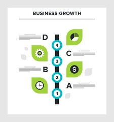 Wall Mural - business growth