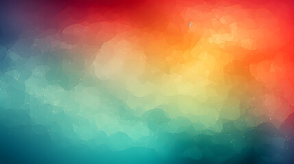 Orange green abstract leaf alike gradient background effect, AI