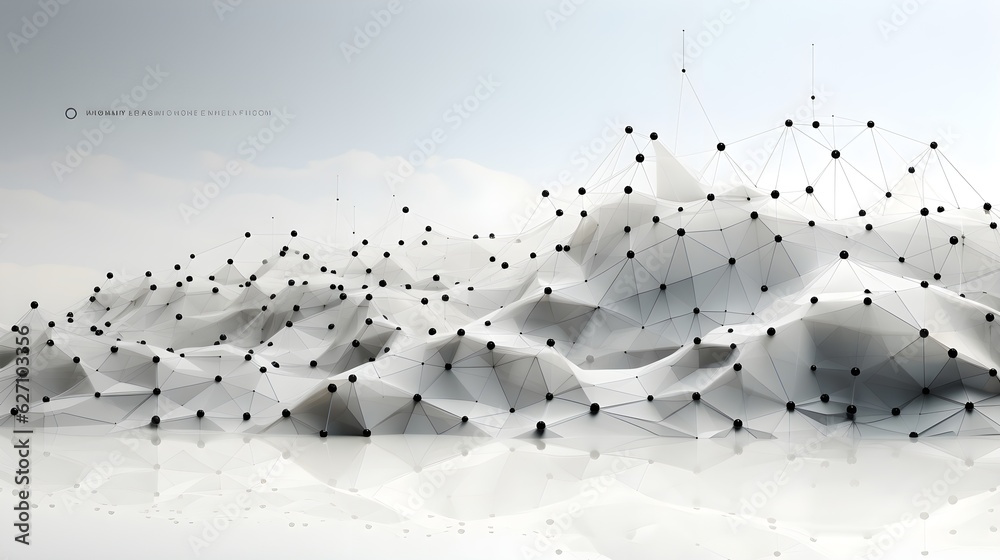 Data Showcase: White Tech Graphic Background Stock Illustration | Adobe ...