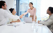 © Talia Mdlungu/peopleimages.com - Business people, smile and handshake for deal, partnership or collaboration, integration and congratulations. Shaking hands, meeting and agreement of employees, b2b or success, welcome and thank you.