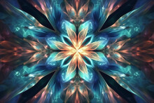 Abstract Fractal Background, Abstract Background With A Futuristic Design