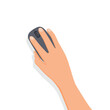 © Tenstudio - Hand holding wireless computer mouse