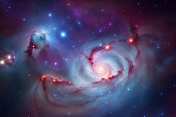 nebula in deep space with stars