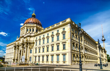 Canvas Print - Berliner Schloss, a palace in Berlin, Germany