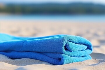 towel on the beach