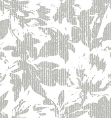 Wall Mural - hand paint abstract digital tropical paisley florals seamless pattern in vector floral abstract prin