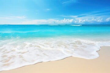 Wall Mural - Beautiful background of tropical beach,Bright summer sea beach