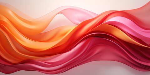 Poster - abstract futuristic background with glowing neon moving high speed wave lines and bokeh lights. Data transfer concept Fantastic wallpaper
