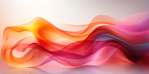 Poster - abstract futuristic background with glowing neon moving high speed wave lines and bokeh lights. Data transfer concept Fantastic wallpaper