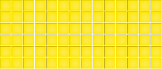 Wall Mural - Yellow ceramic tiles texture abstract background vector illustration