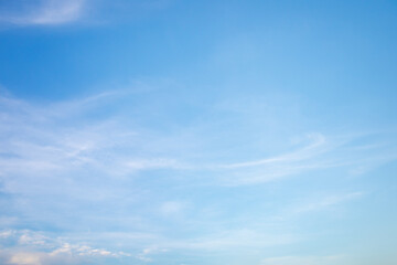 Wall Mural - blue sky and white clouds or cloudscape.