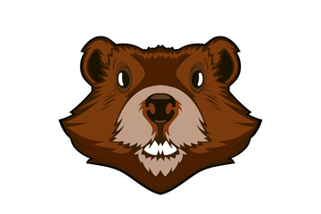 Sticker - beaver head