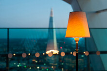 View Of The Shard From A Balcony At Dusk