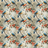 Fototapeta Sawanna - pattern birds